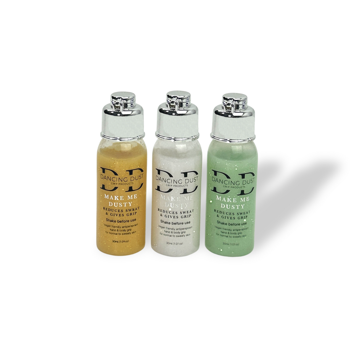 Make Me Dusty - Antiperspirant hand & body grip - Trio pack 3 x 30ml