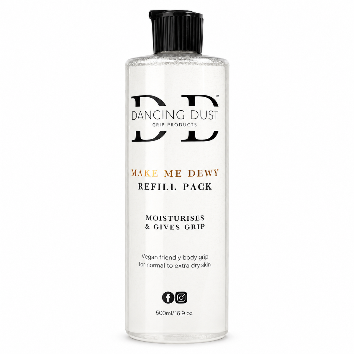 Make Me Dewy - Body pole dance grip aid - Normal to extra dry skin - Refill pack 500ml