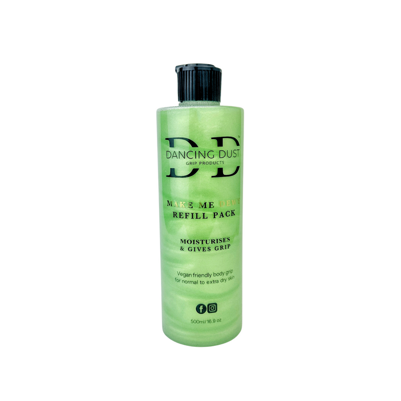 Make Me Dewy - Body pole dance grip aid - Normal to extra dry skin - Refill pack 500ml