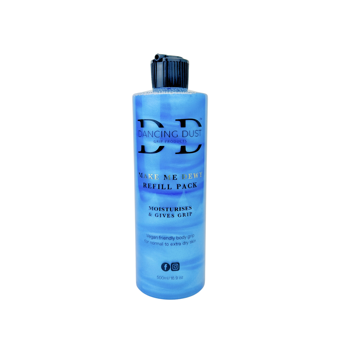 Make Me Dewy - Body pole dance grip aid - Normal to extra dry skin - Refill pack 500ml