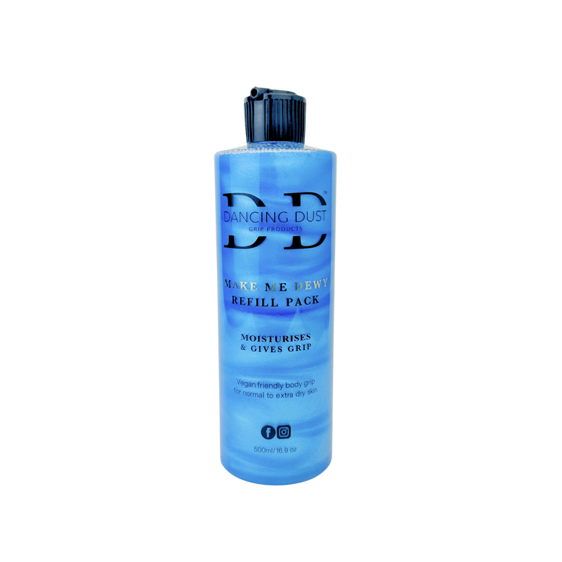 Make Me Dewy - Body pole dance grip aid - Normal to extra dry skin - Refill pack 500ml