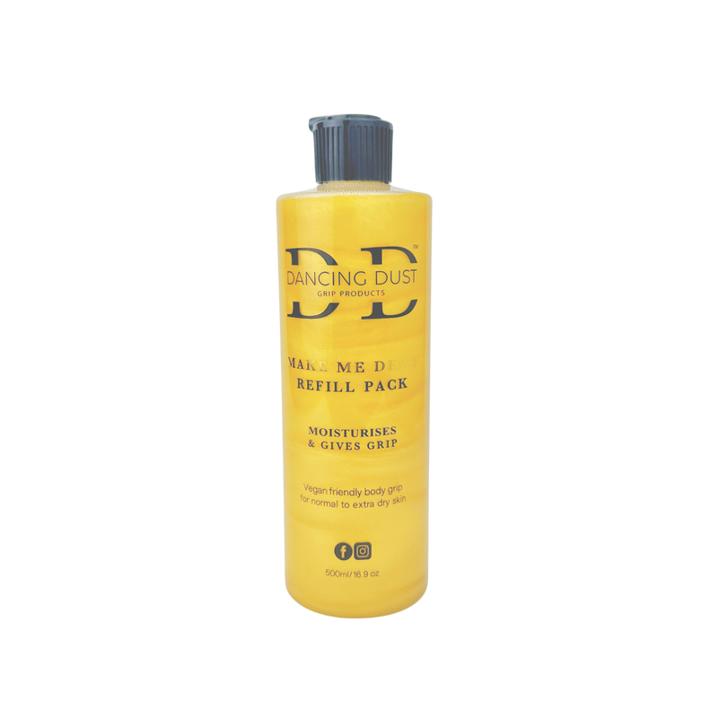Make Me Dewy - Body pole dance grip aid - Normal to extra dry skin - Refill pack 500ml