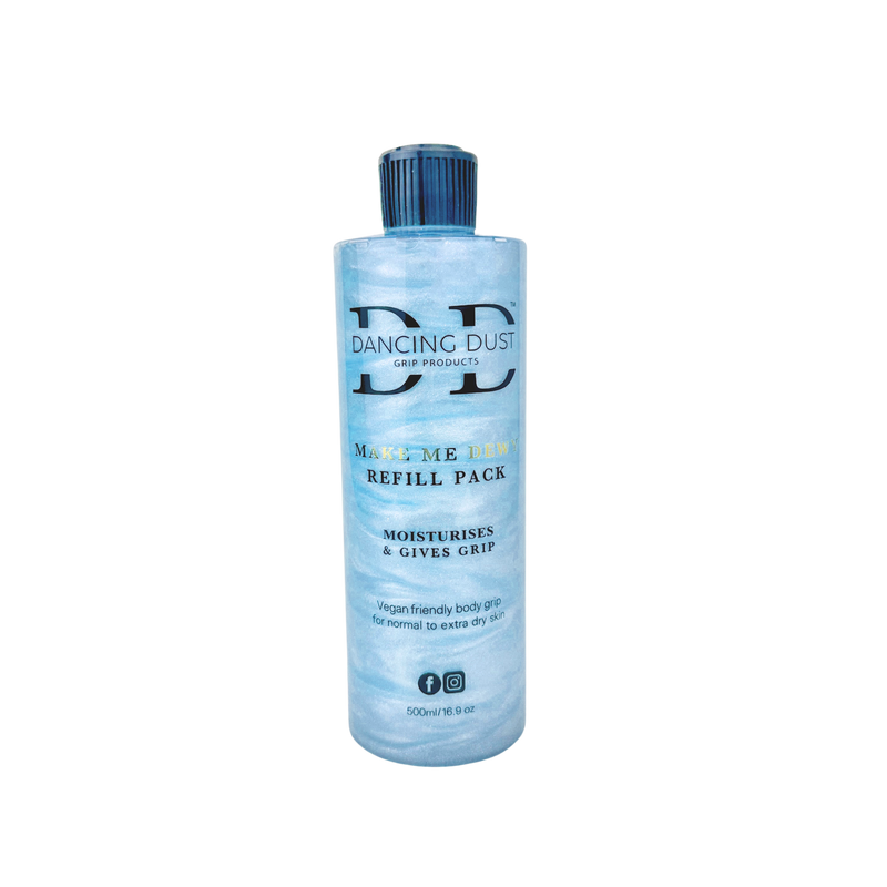 Make Me Dewy - Body pole dance grip aid - Normal to extra dry skin - Refill pack 500ml