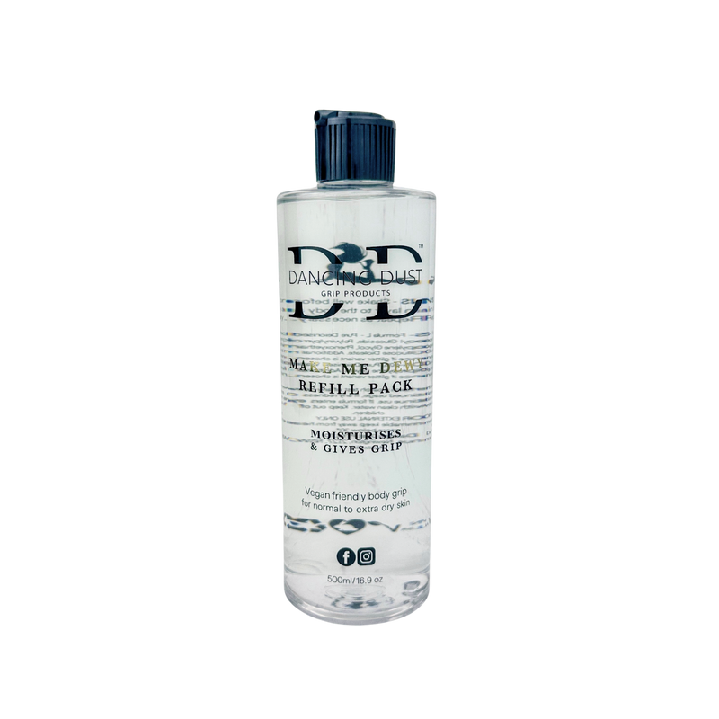 Make Me Dewy - Body pole dance grip aid - Normal to extra dry skin - Refill pack 500ml