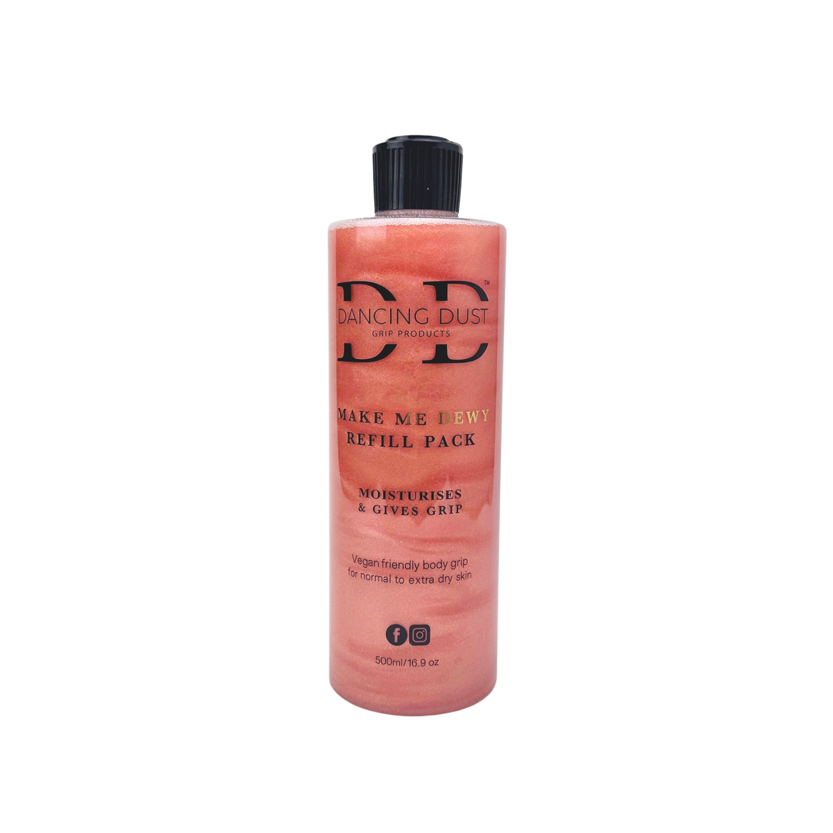 Make Me Dewy - Body pole dance grip aid - Normal to extra dry skin - Refill pack 500ml