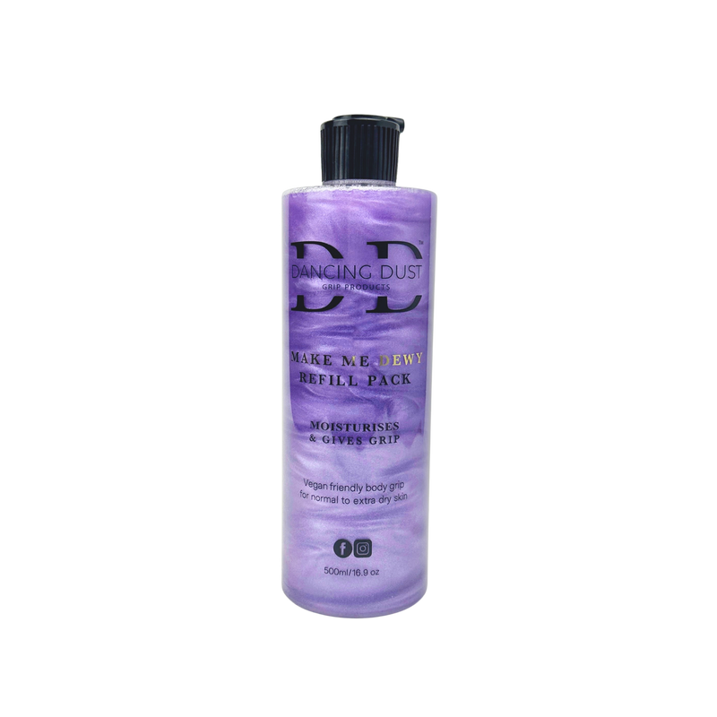 Make Me Dewy - Body pole dance grip aid - Normal to extra dry skin - Refill pack 500ml