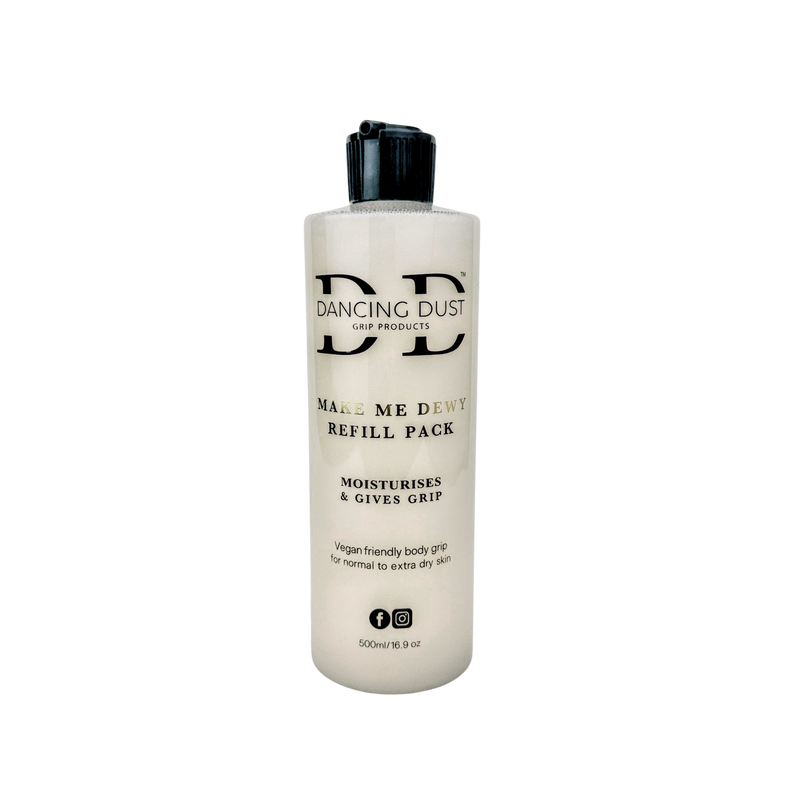 Make Me Dewy - Body pole dance grip aid - Normal to extra dry skin - Refill pack 500ml