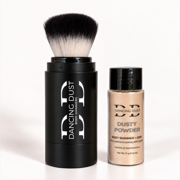 Dusty Body shimmer with pole dance grip aid - Normal to sweaty skin
