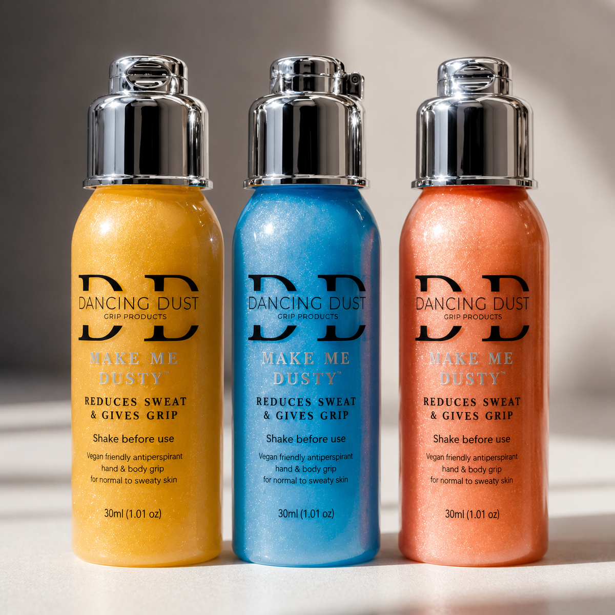 Make Me Dusty - Antiperspirant hand & body grip - Trio pack 3 x 30ml