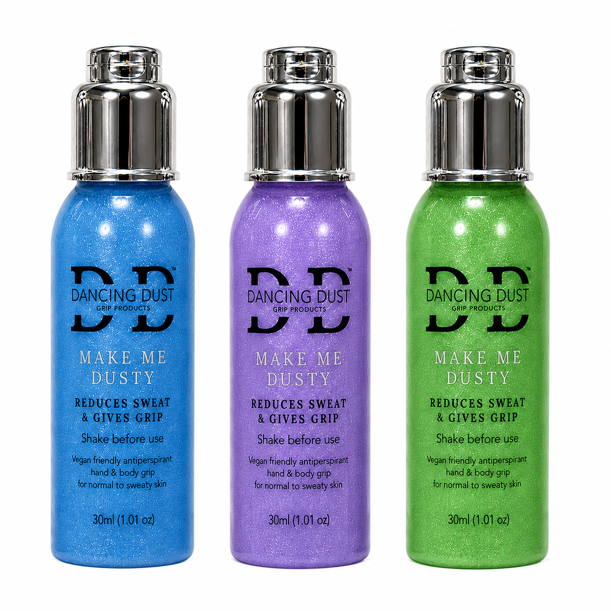 Make Me Dusty - Antiperspirant hand & body grip - Trio pack 3 x 30ml